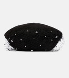 Jennifer Behr Aurora embellished beret