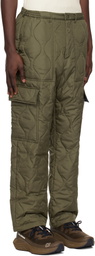 TAION Khaki Military Down Cargo Pants