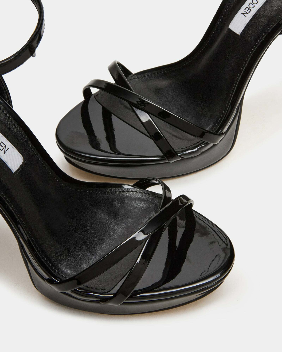 Steve Madden Juni Heels in Black Patent