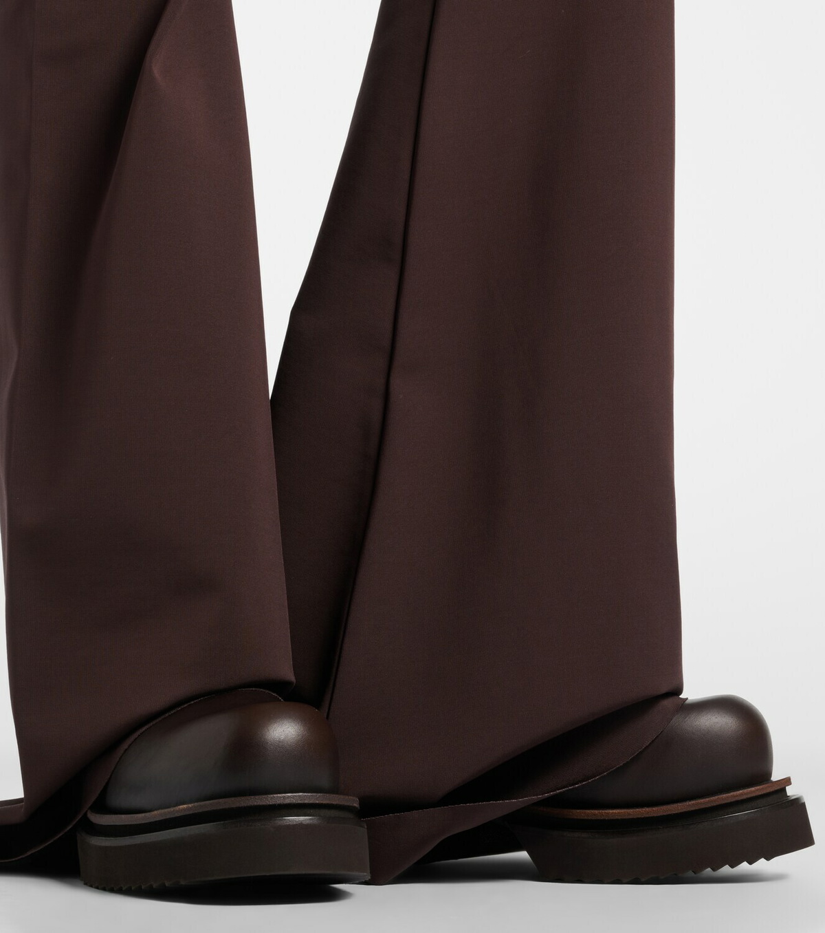 Rick Owens Beatle 60 leather platform Chelsea boots