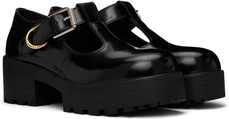 Givenchy Black Voyou Baby Loafers