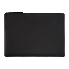 Balenciaga Black Logo Zip Pouch