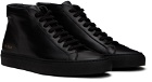 Common Projects Black Achilles Mid Sneakers