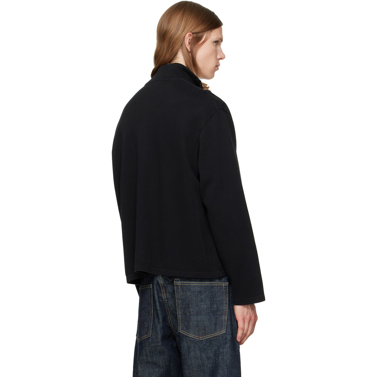 OUR LEGACY Black Shrunken Fullzip Track Jacket