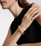 David Yurman Petite Pavé 18kt gold pinky ring with diamonds