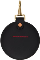 Walter Van Beirendonck Black Embossed Keychain