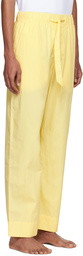 Tekla Yellow Organic Cotton Pyjama Pants