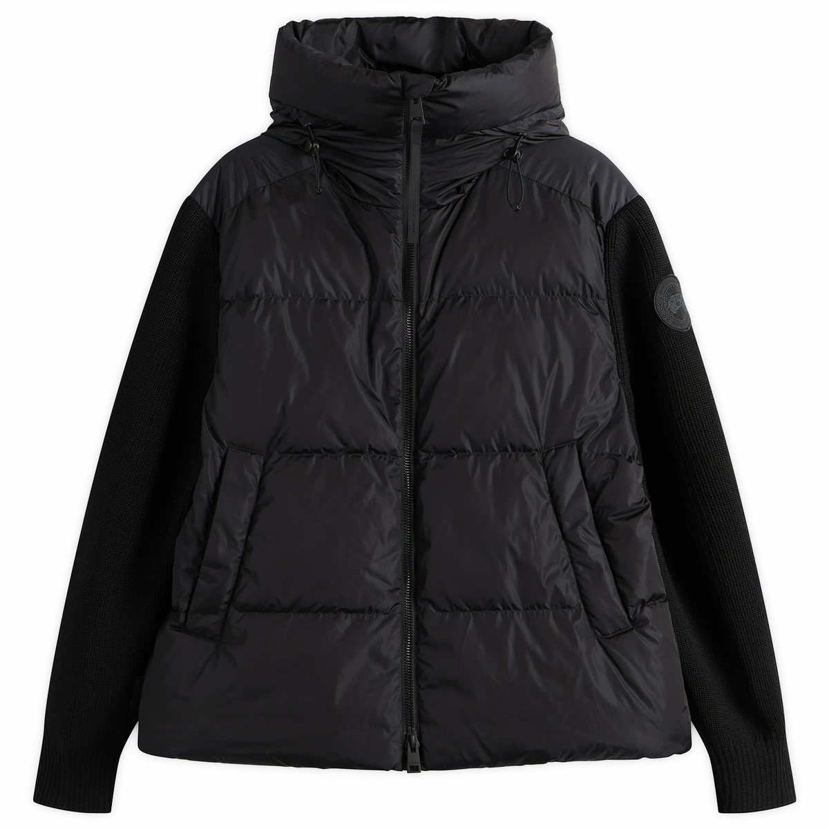 Canada Goose Men's Hybridge Grove Knit Hoody in Black