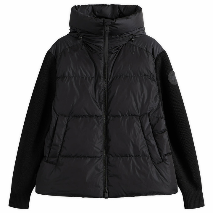 Photo: Canada Goose Men's Hybridge Grove Knit Hoody in Black