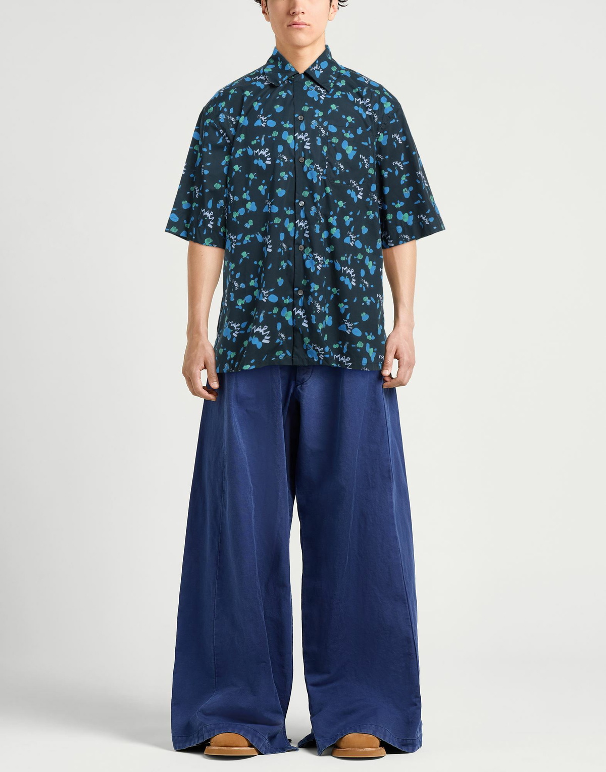 Marni Mens Shirt in Navy