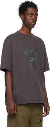 We11done Gray Teddy T-Shirt