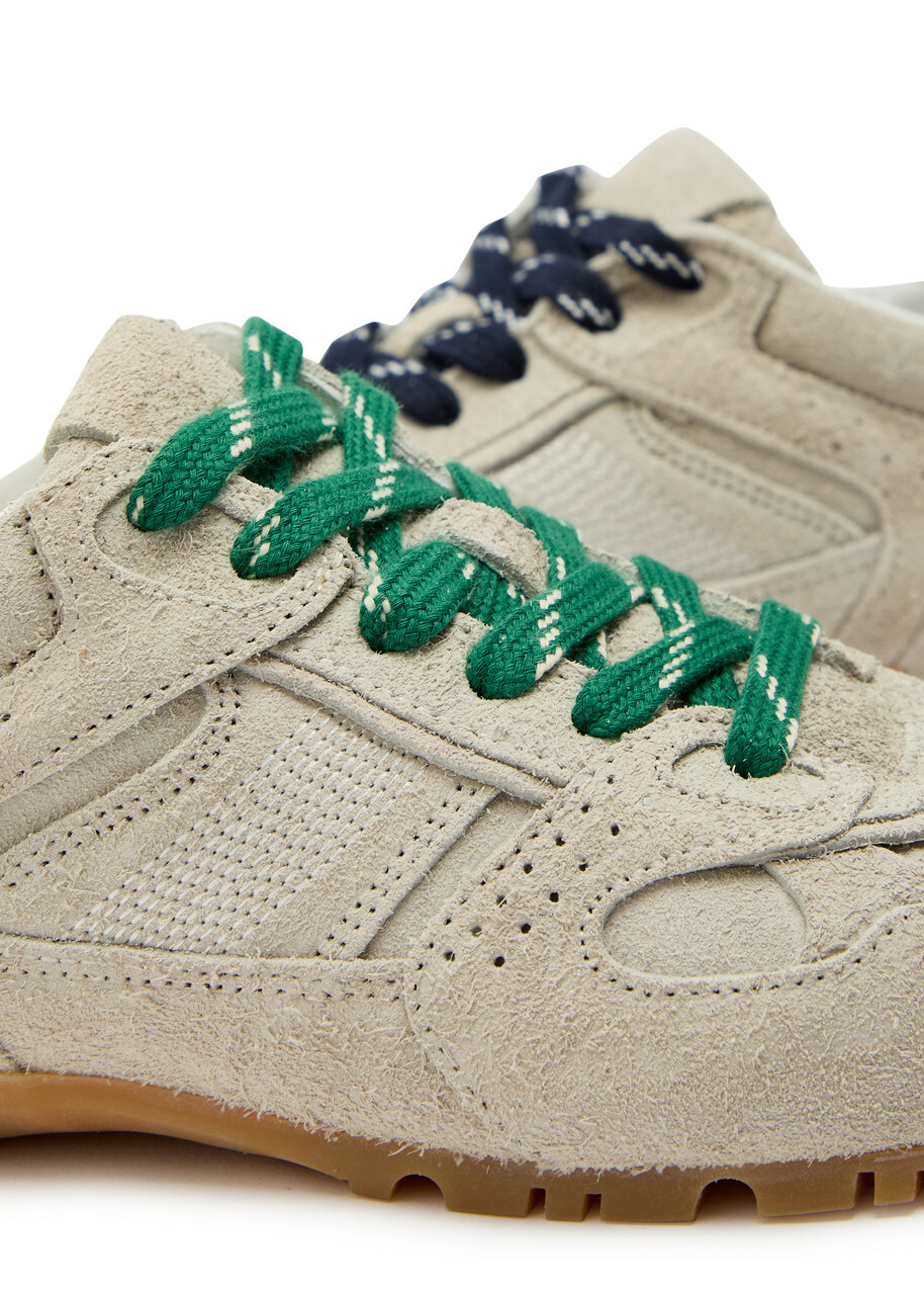 Alohas Tb. 56 Panelled Brushed Suede Sneakers Grey