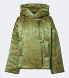Dries Van Noten Floral puffer jacket