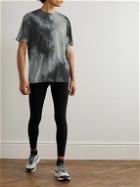 Satisfy - Tie-Dyed CloudMerino Wool-Jersey T-Shirt - Gray