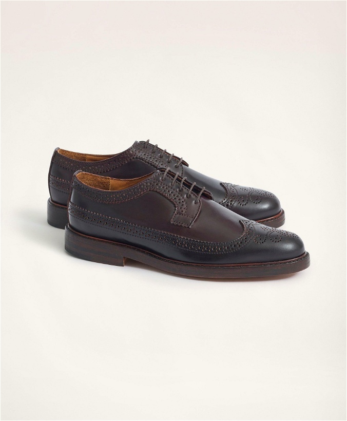 Photo: Brooks Brothers Men's Rancourt Cordovan Longwing Shoes | Burgundy
