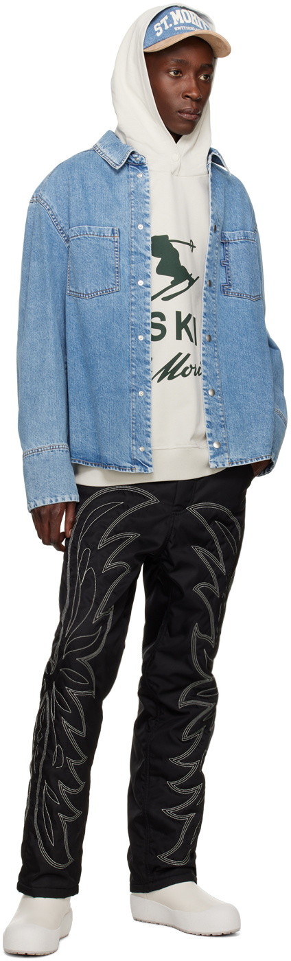 Bally Gray Printed Hoodie
