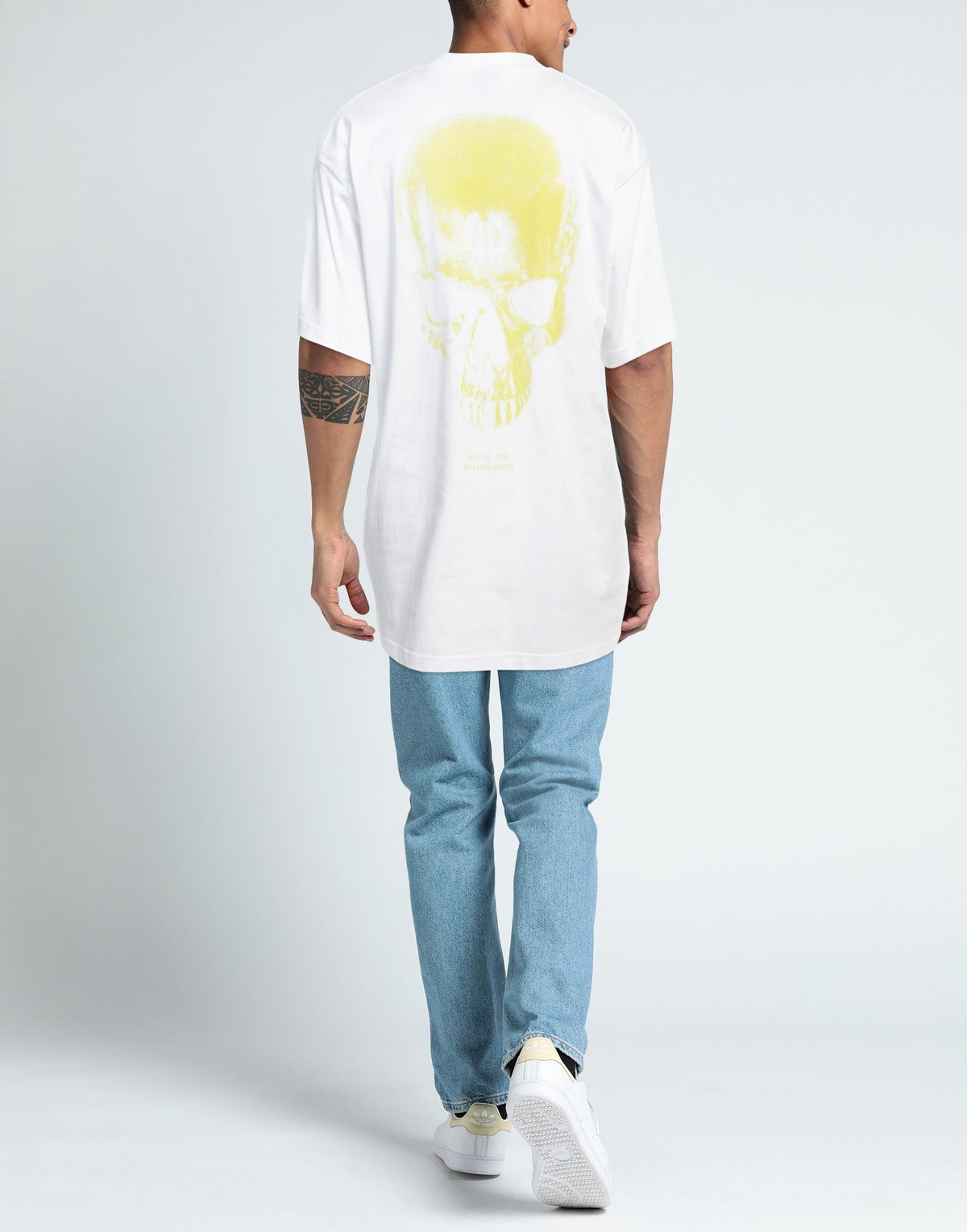 44 Label Group Mens T-shirt in White