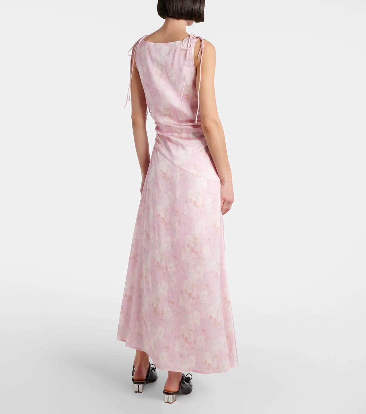 midi dress oh polly Rent Oh Polly Monte Carlo Embellished Strapless Maxi Dress in Blue Ombré