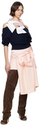 ALL-IN Brown Double Thigh High Tall Boots