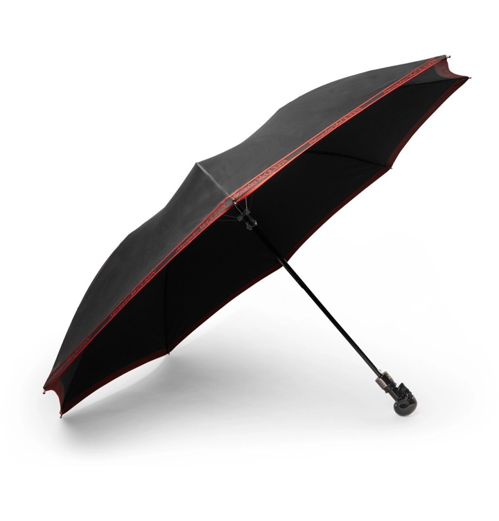 Photo: Alexander McQueen - Skull-Handle Umbrella - Black