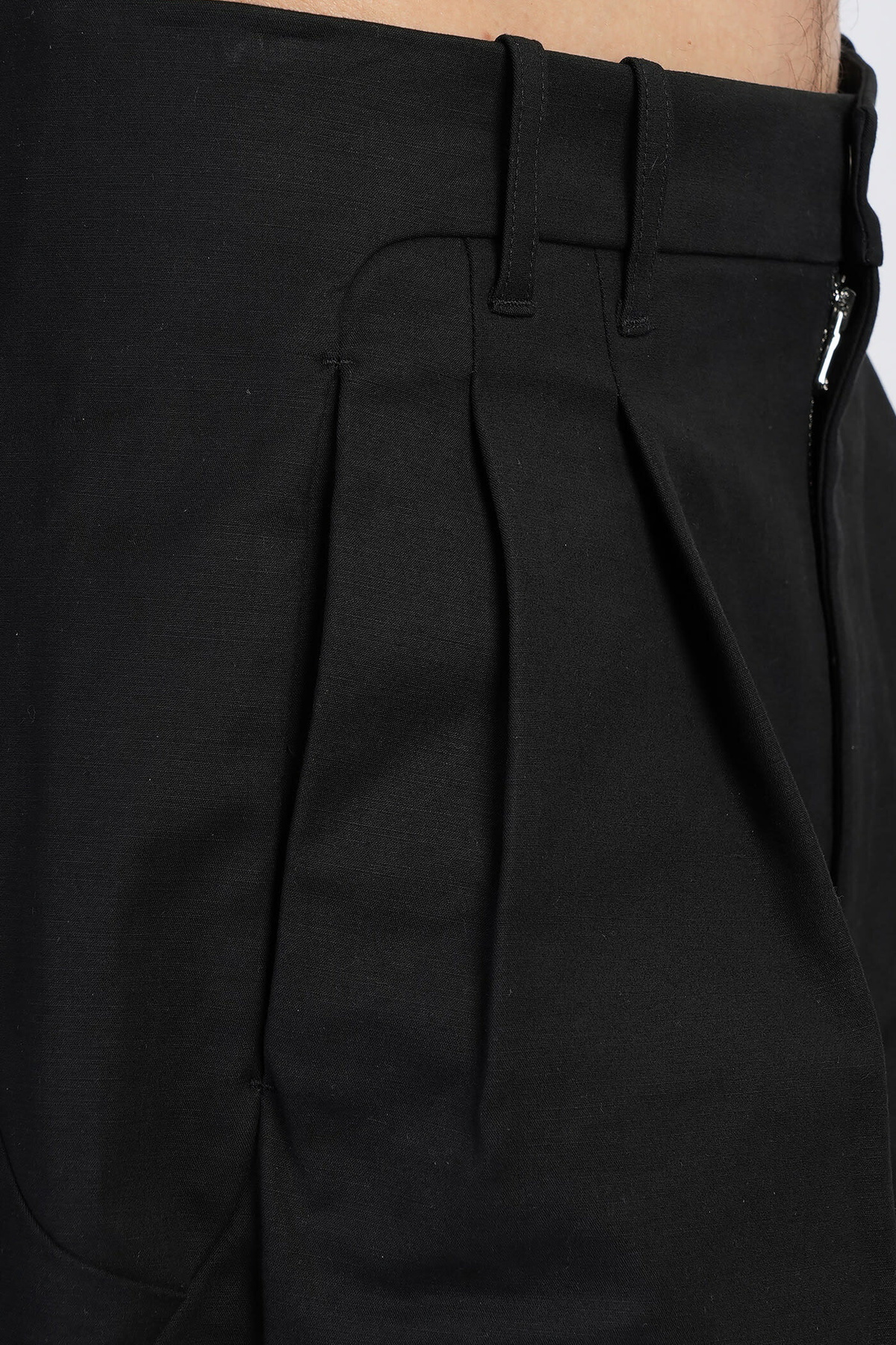 J.L-A.L Static Short Shorts In Black Cotton J.L - A.L