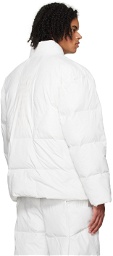 RAINS White Harbin Puffer Jacket