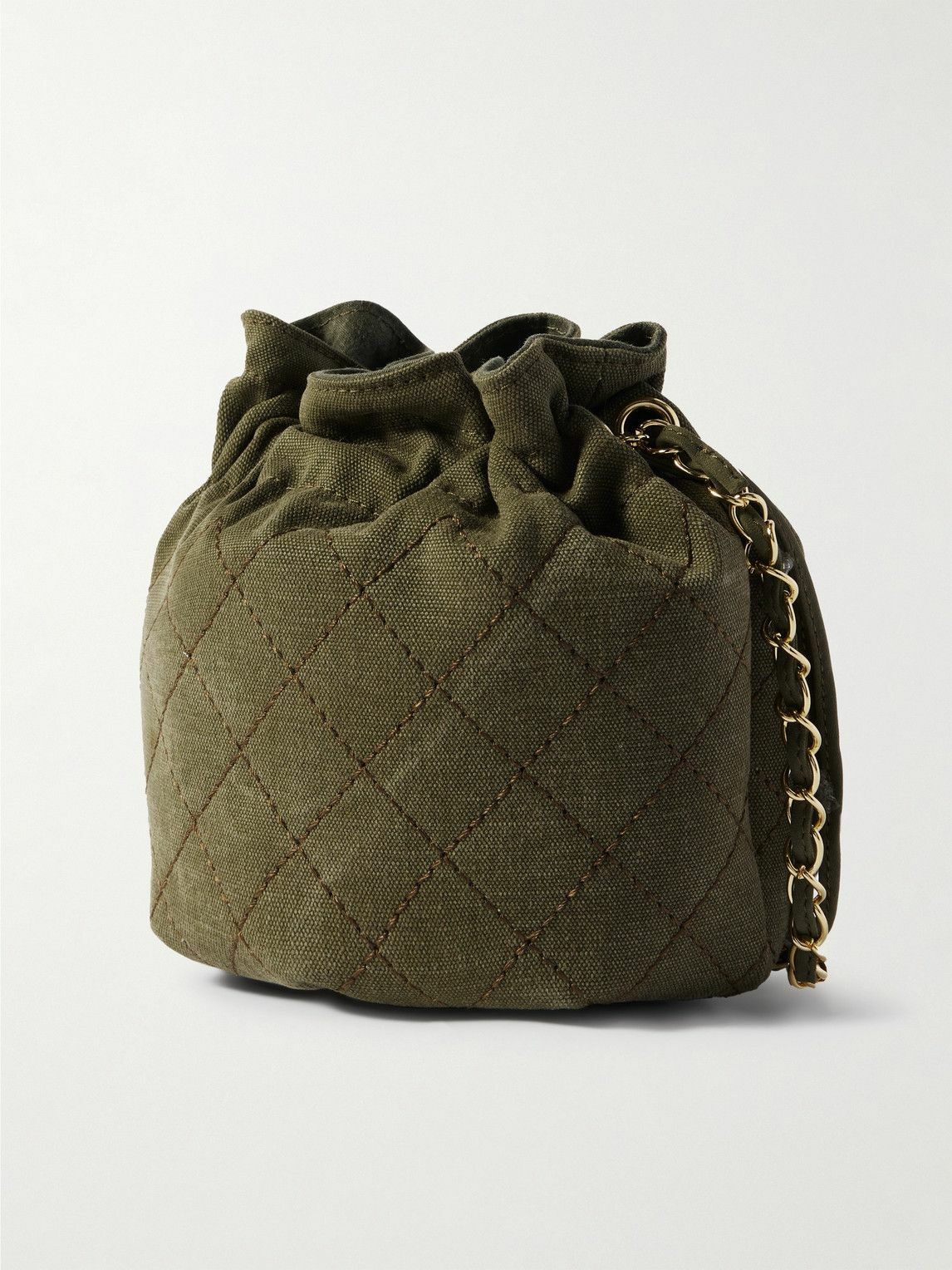 READYMADE - Embroidered Embellished Cotton-Canvas Messenger Bag