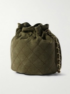 READYMADE - Embroidered Embellished Cotton-Canvas Messenger Bag