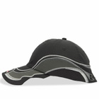 ROA Men's Pursuit 6 Panel Cap in Black 
