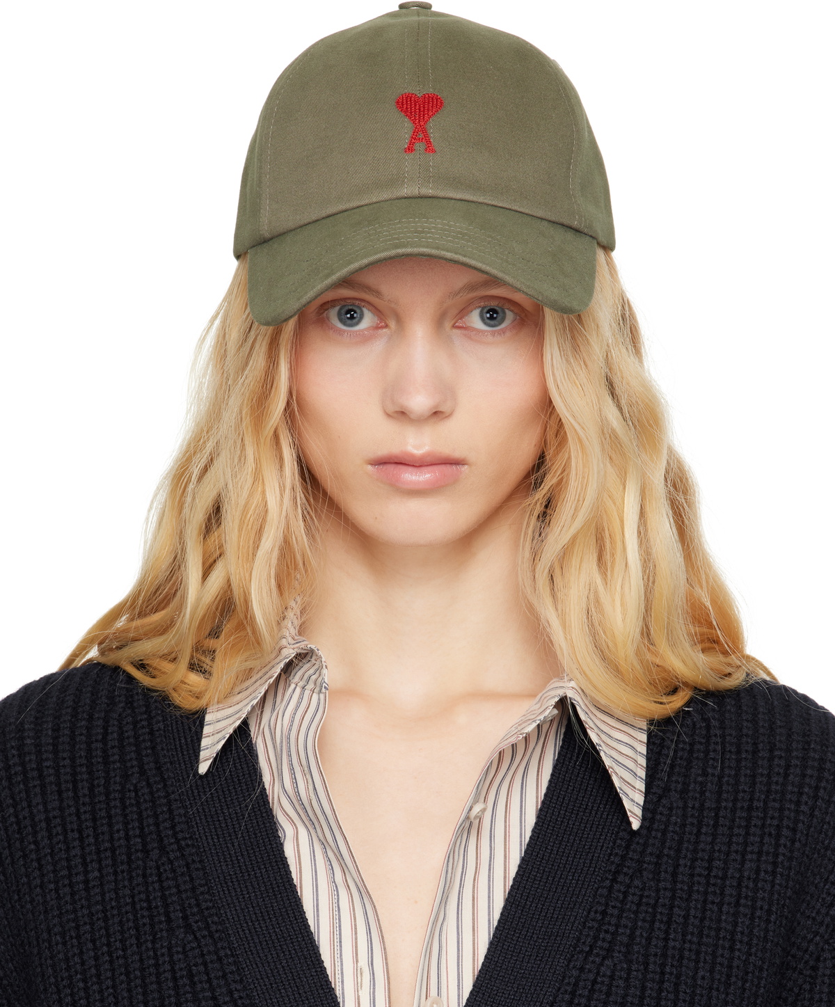 【関税&送料込】Ami Paris Cappello AMI PARIS AMI DE COEUR ハート ロゴ キャップ 帽子 関送込 (AMI