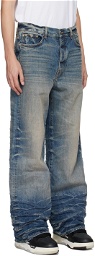 AMIRI Indigo Whiskered Jeans