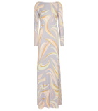 Pucci Printed silk-blend dress