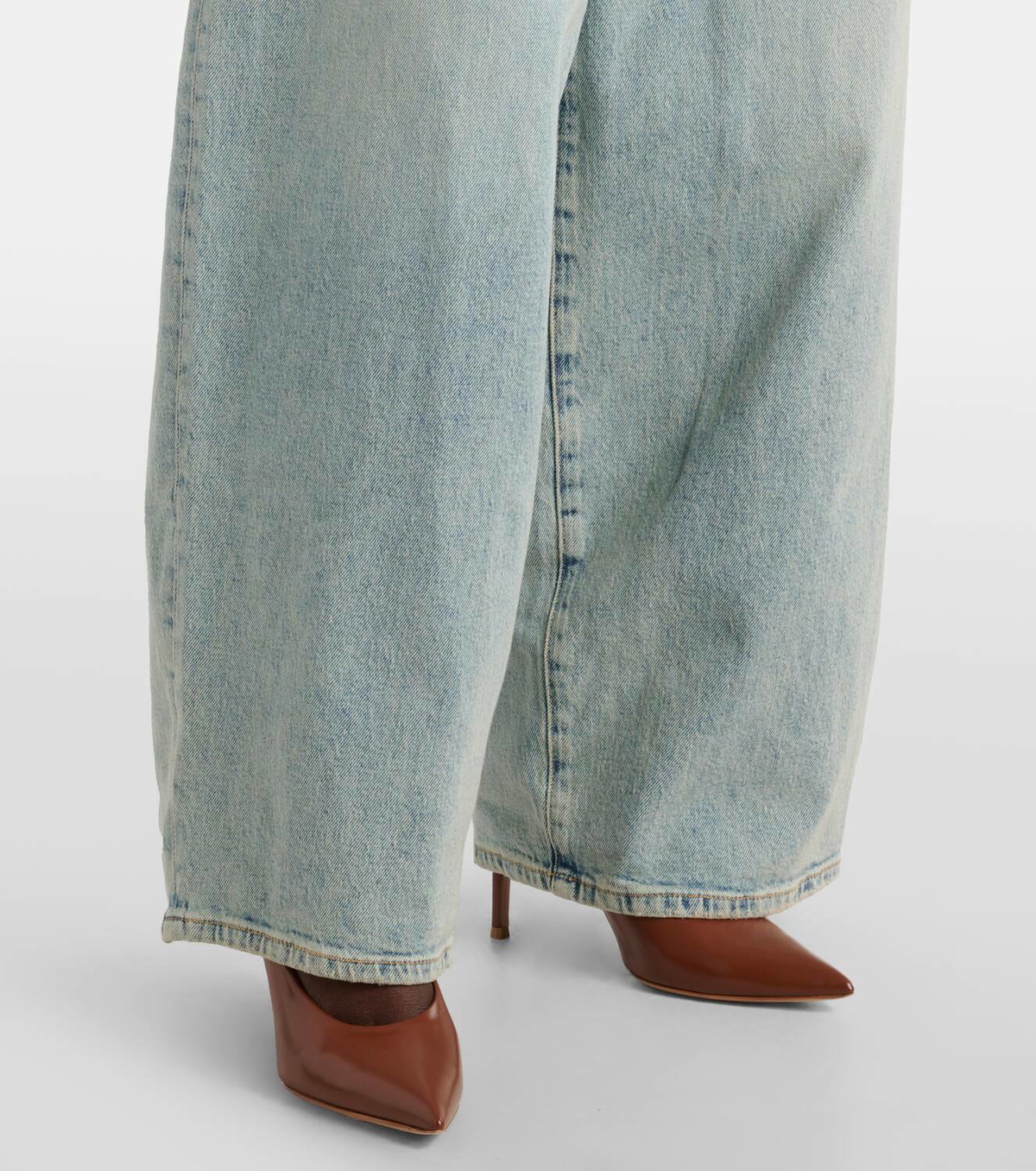 7 For All Mankind Wide-leg denim jumpsuit
