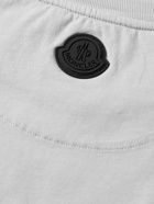 MONCLER - Logo-Print Cotton-Jersey T-Shirt - Gray