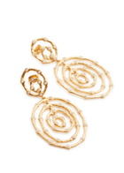Joanna Laura Constantine Pearl-embellished 18kt Gold-plated Drop Earrings - One Size