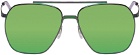 Acne Studios Purple Aviator Sunglasses