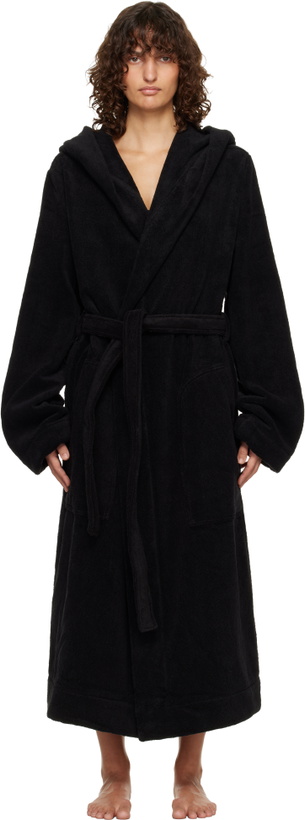 Photo: Rick Owens Black Temple Pentagram Bathrobe