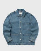 Maison Kitsune Denim Workwear Jacket Blue - Mens - Denim Jackets