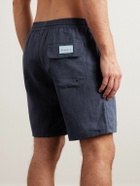 Rubinacci - Straight-Leg Mid-Length Swim Shorts - Blue