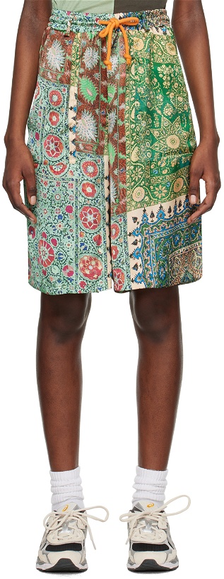 Photo: (di)vision Multicolor Paisley Shorts