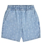 Molo - Avart printed denim shorts