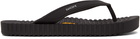 Suicoke Black VON Flip Flops