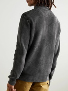 JW Anderson - Ribbed Cotton Half-Zip Sweater - Gray