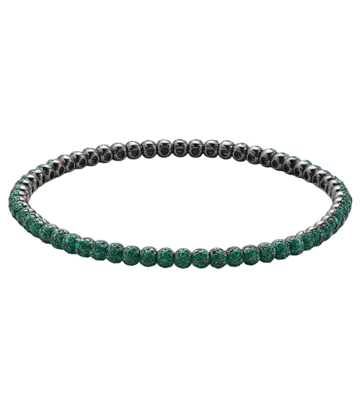 Photo: Shay Jewelry 18kt gold bracelet with emeralds