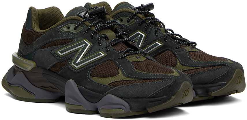 New Balance Black & Khaki 9060 Low Sneakers New Balance