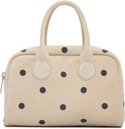 MARGESHERWOOD Beige & Black Soft Bowling Bag