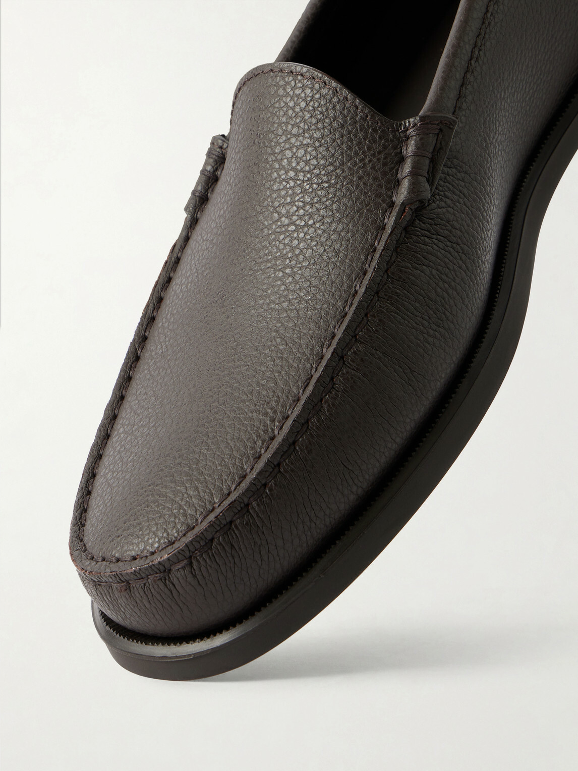 MORJAS - The Venetian Full-Grain Leather Loafers - Brown