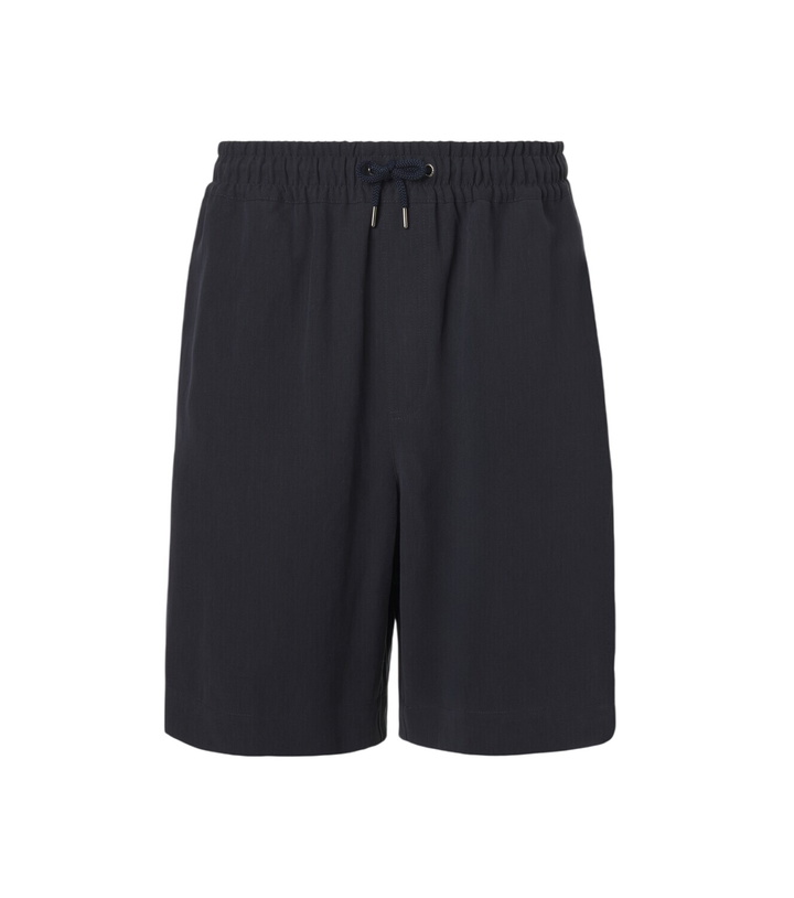 Photo: Giorgio Armani Linen canvas Bermuda shorts