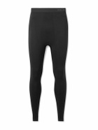 Falke - Recycled Ribbed-Knit Ski Tights - Black