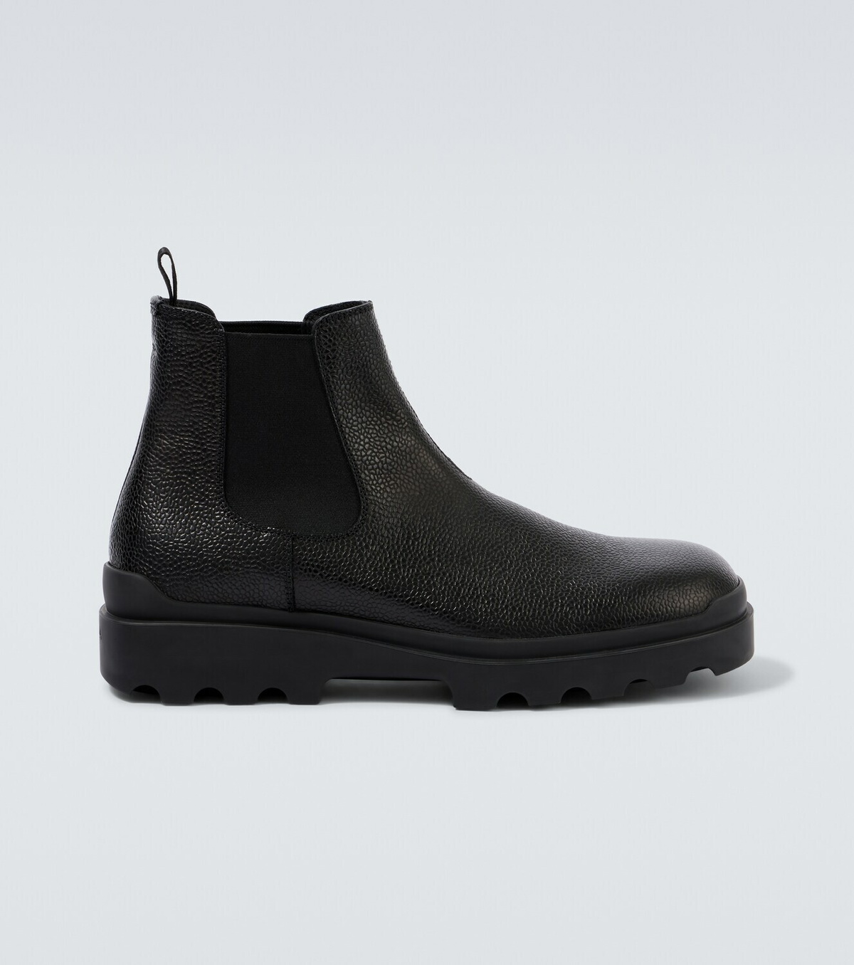 Prada Chelsea leather ankle boots